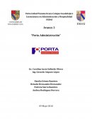 Porta análisis Licenciatura en Administración y Hospitalidad