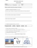 Guía de trabajo, evaluación coef.1 Ciencias naturales
