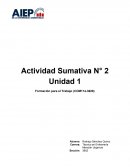 Actividad Sumativa 2 AIEP Formación para el trabajo Técnico en Enfermería Mención Urgencia