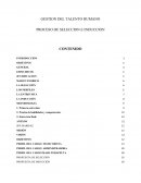 Proceso de selección PROCESO DE SELECCION E INDUCCION
