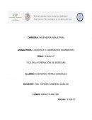 Ensayo de logistica sobre las tics ASIGNATURA: LOGÍSTICA Y CADENAS DE SUMINISTRO