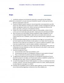 EXAMEN PELÍCULA “SOLDADO DE DIOS”. Página 1