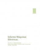 Informe máquinas eléctricas