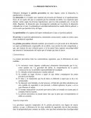 LA PRISION PREVENTIVA Características