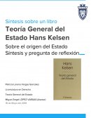 Síntesis sobre un libro Teoría General del Estado Hans Kelsen
