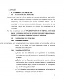 Estudio de comunidad nativa de infierno