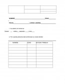 Formato para encuesta perfil sociodemográfico