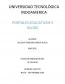 ENSAYO DE PORTALES EDUCATIVOS Y BLOGS