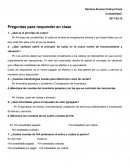 Contabilidad I Preguntas para responder en clase