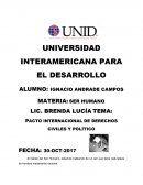 PACTO INTERNACIONAL DE DERECHOS CIVILES Y POLÍTICO