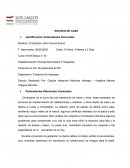 Estudio de caso Identificación/ Antecedentes Personales