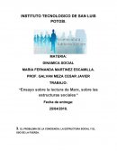 Funcion “Ensayo sobre la lectura de Marx, sobre las estructuras sociales,”