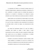 Educación vial: utilización de cascos protectores en la vía pública.