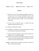 Taller de análisis. Derecho laboral