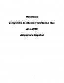 Compendio de décimo y undécimo nivel