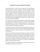 ¿Cómo llevar a cabo una entrevista de trabajo?