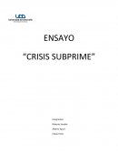 ENSAYO “CRISIS SUBPRIME”