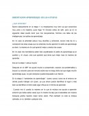 ORIENTACION APRENDIZAJES EN LAS 4 ETAPAS