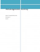 Actividad de metacognición Information and communication technology