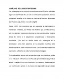 ANÁLISIS DE LAS ESTRATEGIAS
