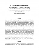 PLAN DE ORDENAMIENTO TERRITORIAL EN CHAPINERO