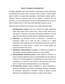 RELATO TRABAJO COLABORATIVO