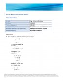 Matematicas para administradores. Sistema de ecuaciones lineales