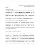 APELACION CONTRA LA RESOLUCION A TRIBUNAL FISCAL