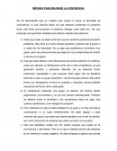 MEDIDAS PARA MEJORAR LA CONVIVENCIA