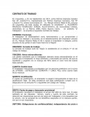 CONTRATO DE TRABAJO