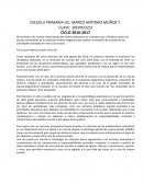 INFORME DE RENDICIÓN DE CUENTAS ESCUELA PRIMARIA LIC. MARCO ANTONIO MUÑOZ T.