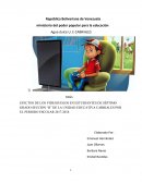 EFECTOS DE LOS VIDEOJUEGOS EN ESTUDIANTES DE SÉPTIMO GRADO SECCIÓN “B” DE LA UNIDAD EDUCATIVA CABRIALES POR EL PERIODO ESCOLAR 2017-2018
