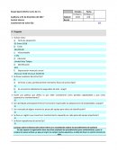 Cuestionario de control interno Fecha de adquisición