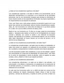 ¿Cuáles son las competencias cognitivas o del saber?