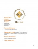 Análisis de la Producción y los costos Maestría en Dirección de Empresas