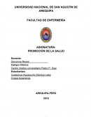 Sesión educativa FACULTAD DE ENFERMERÍA