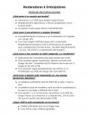 Moderadores & Embajadores