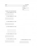 Examen de primero de escuela