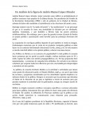 Un Análisis de la figura de Andrés Manuel López Obrador