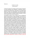 Resumen vivienda y cultura