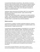 Venezuela y su situacion