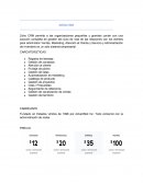 CARCATERIZTICAS ZOHO CRM