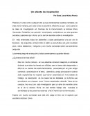 Un aliento de inspiración