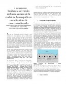 Incidencia del medio ambiente costero de la ciudad de barranquilla en una estructura de concreto reforzado