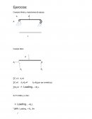 Ejercicios de estructura,cuerpos libres y reacciones de apoyo