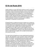 El fin de rusia 2018