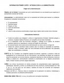 INFORMACIÓN PRIMER CORTE – INTRODUCCIÓN A LA ADMINISTRACIÓN