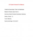 El Futbol Femenil En México