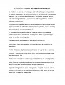 Actividad Sintesis del plan de contingencias