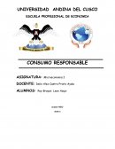 CONSUMO RESPONSABLE